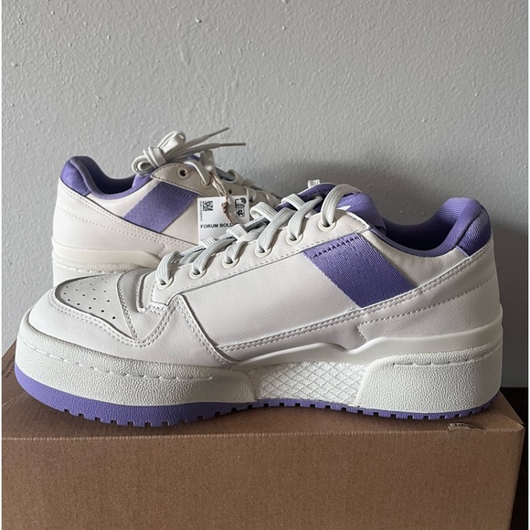 NWT Women's Adidas Originals Parley Forum Bold White & Purple - GX4617 - Picture 3 of 17